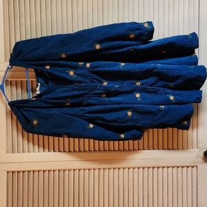 Listicle Brand Size Large Corduroy Baby Doll Style Dress